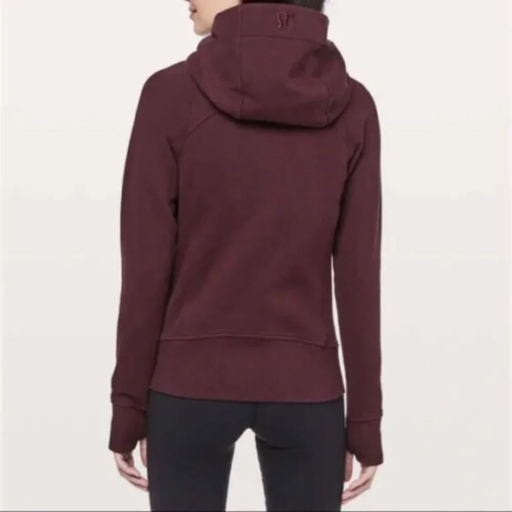 Lululemon Scuba Hoodie Sweatshirt MSRP $118 Dark Adobe Zip Activewear 10 - Picture 2 of 7